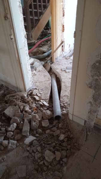 Curage intérieur avant rénovation