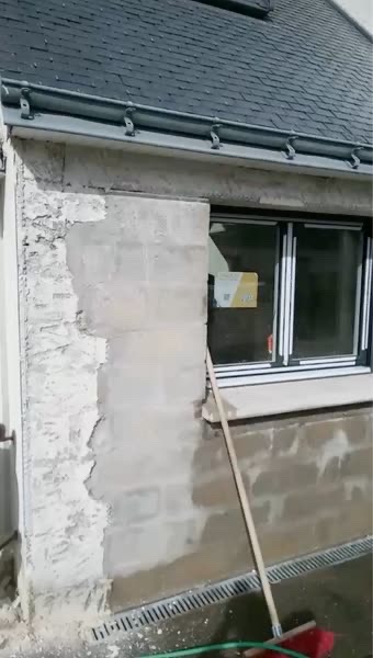 Piquage et préparation de façade