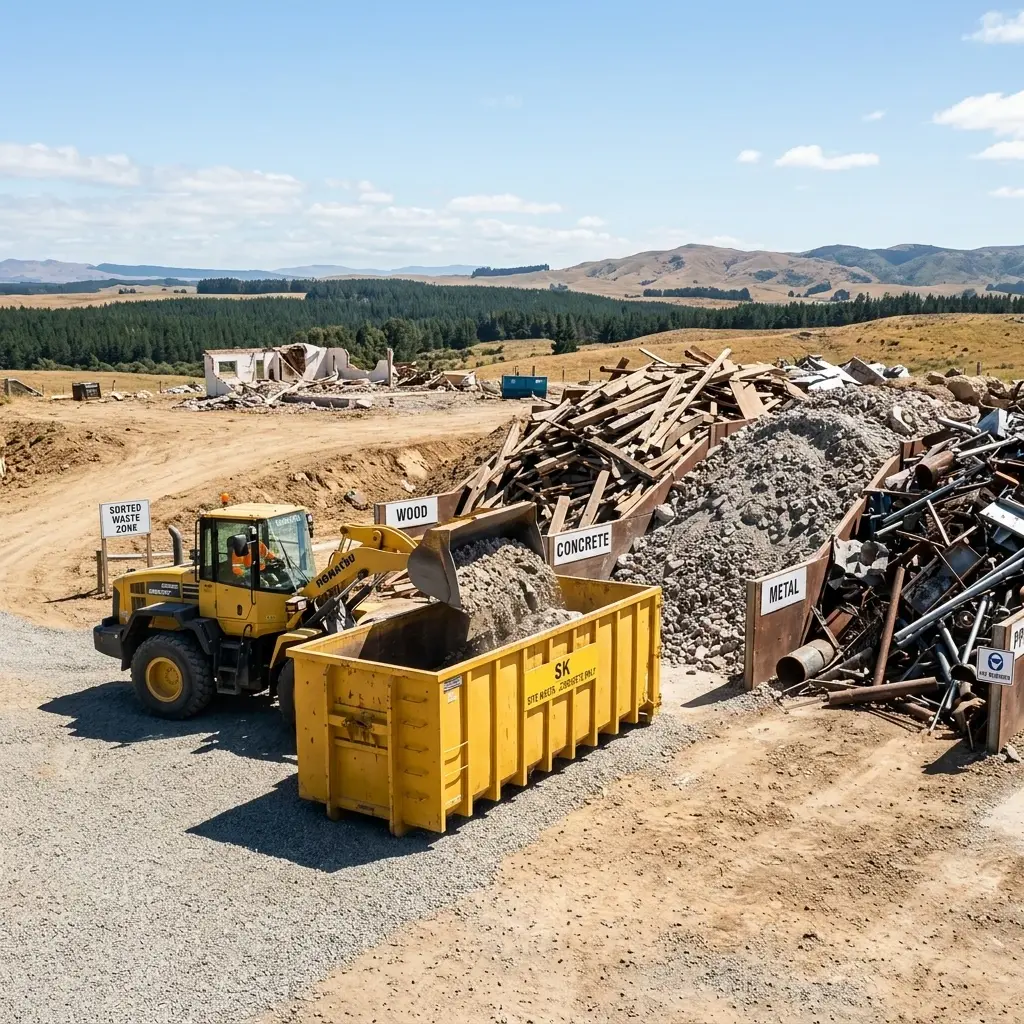 Évacuation et recyclage des déchets